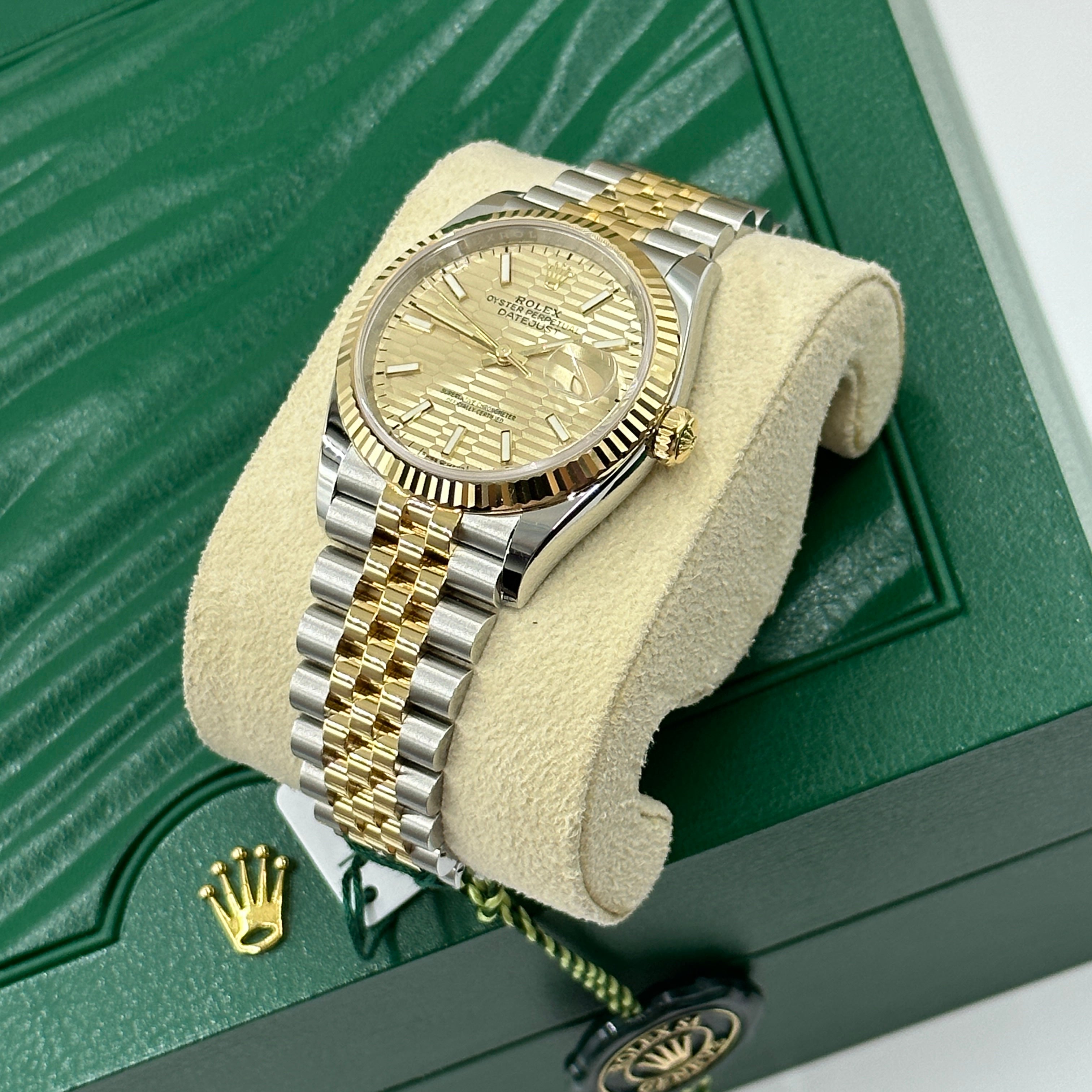 Rolex Datejust 36 126233 Champ Flute Jubilee 2024