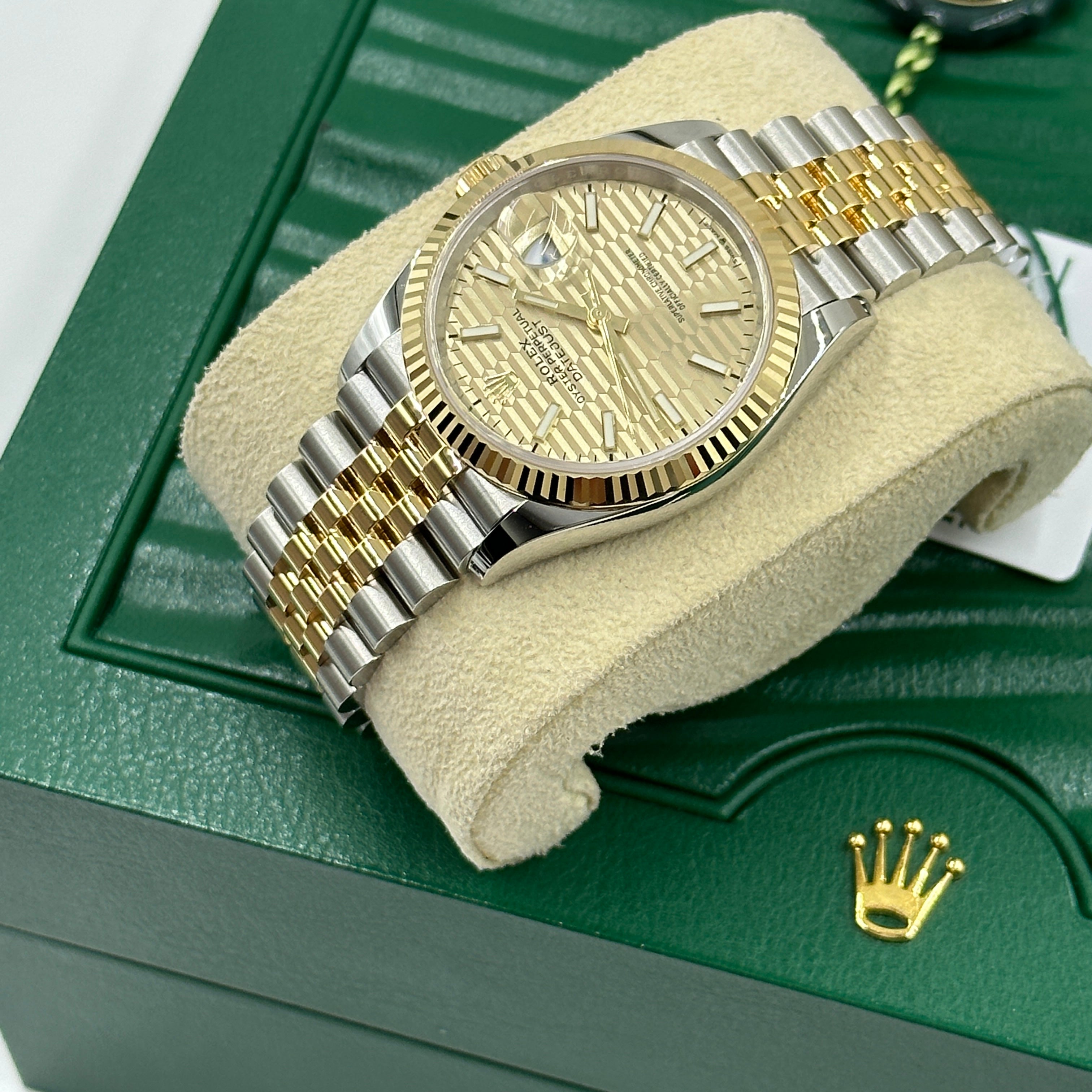 Rolex Datejust 36 126233 Champ Flute Jubilee 2024