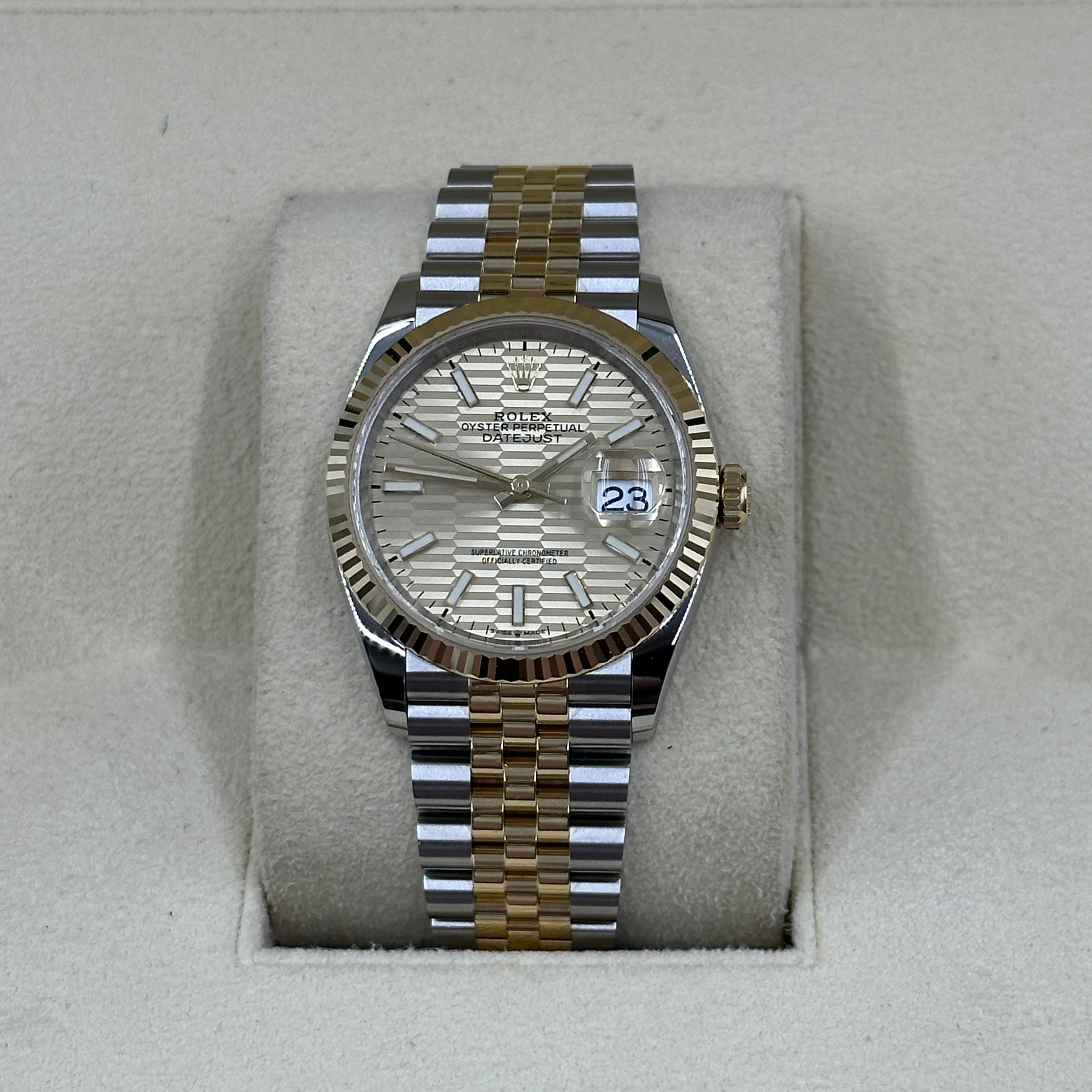 Rolex Datejust 36 126233 Champ Flute Jubilee 2024