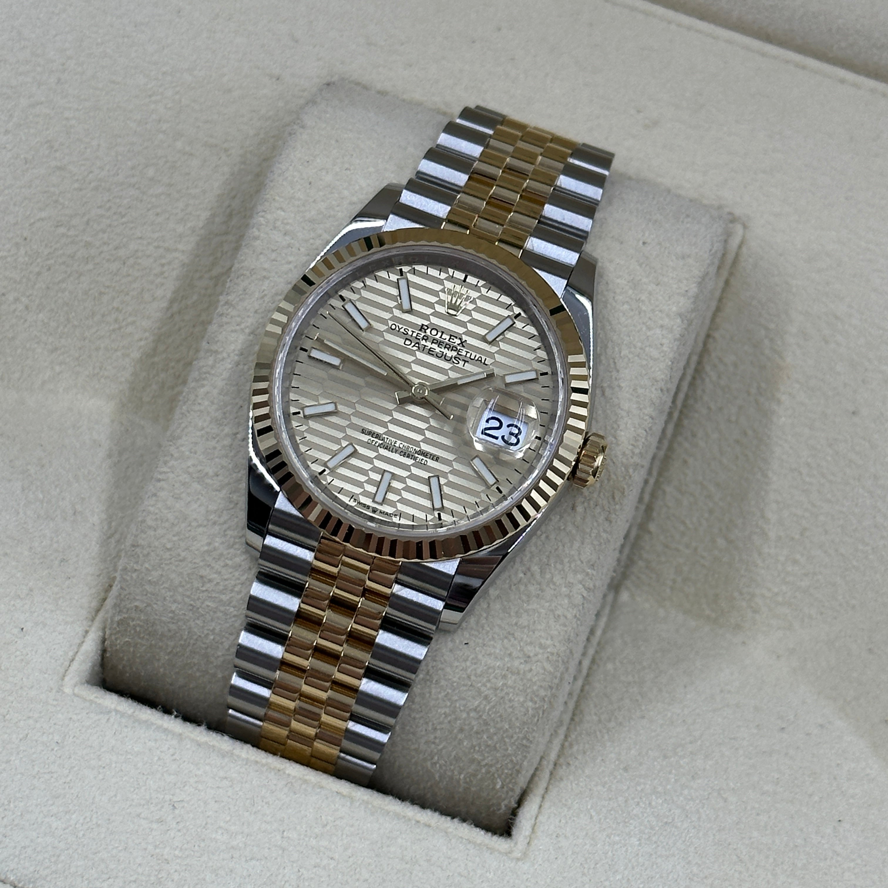 Rolex Datejust 36 126233 Champ Flute Jubilee 2024