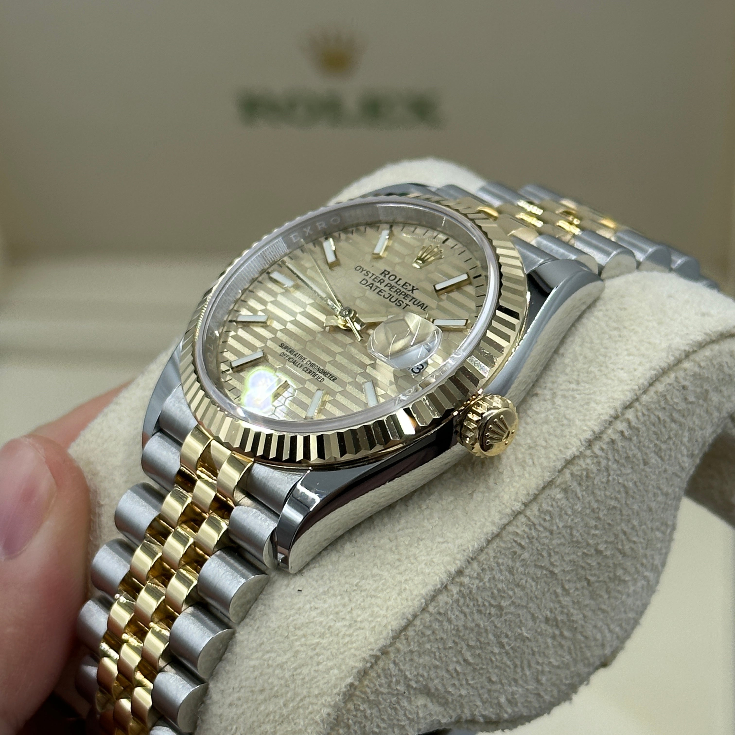 Rolex Datejust 36 126233 Champ Flute Jubilee 2024