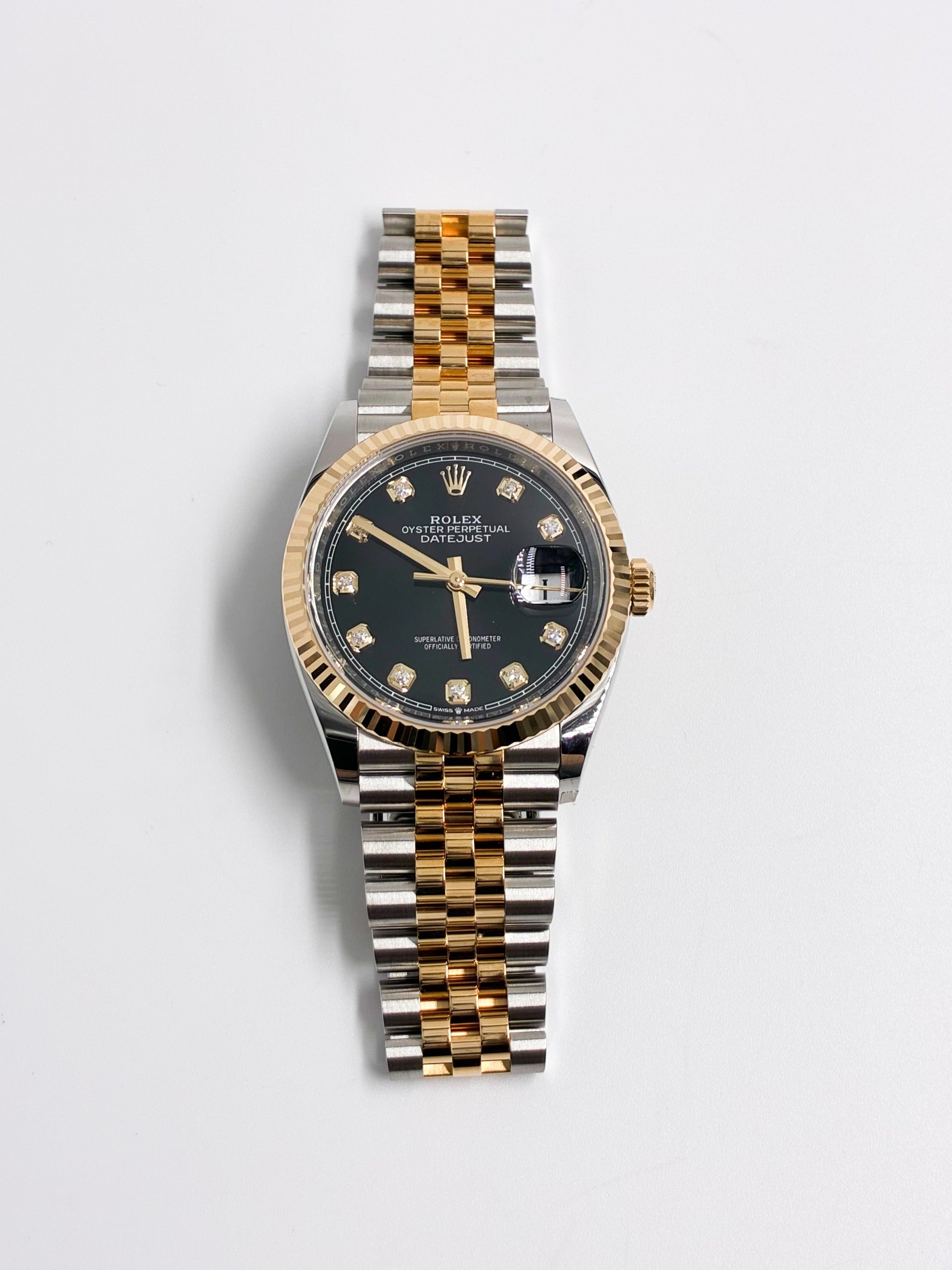 Rolex Datejust 36 126233G Black Jubilee 2025