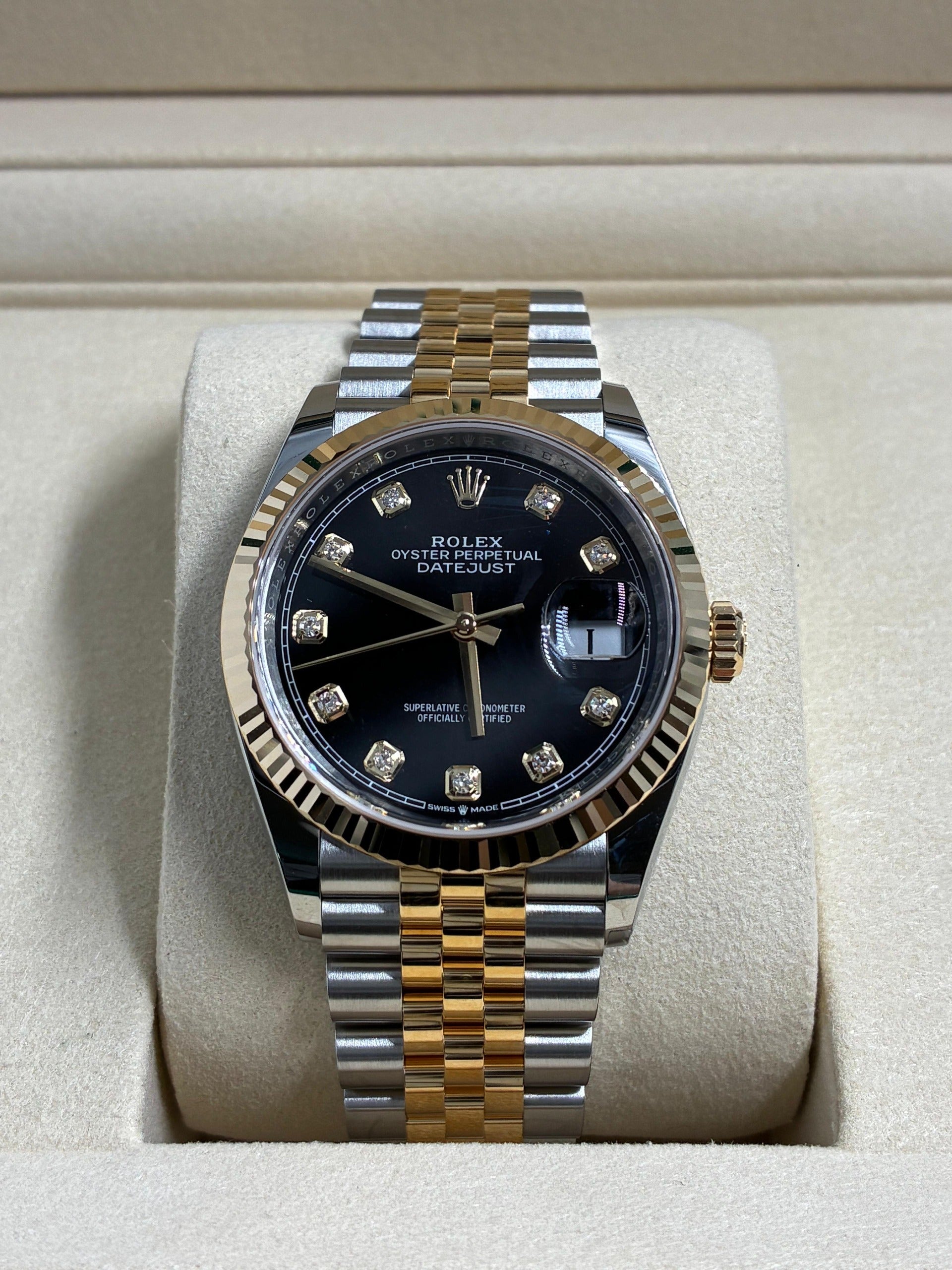 Rolex Datejust 36 126233G Black Jubilee 2025
