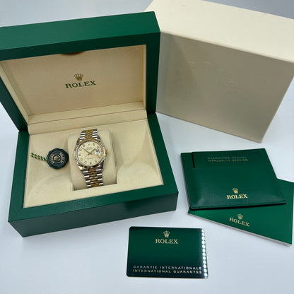 Rolex Datejust 36 126233G Champ Fluted Jubilee 2024
