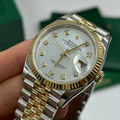 Rolex Datejust 36 126233Ng Weißes Jubiläum 2025