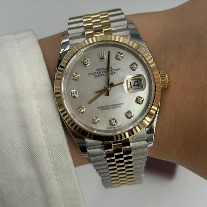 Rolex Datejust 36 126233Ng Weißes Jubiläum 2025