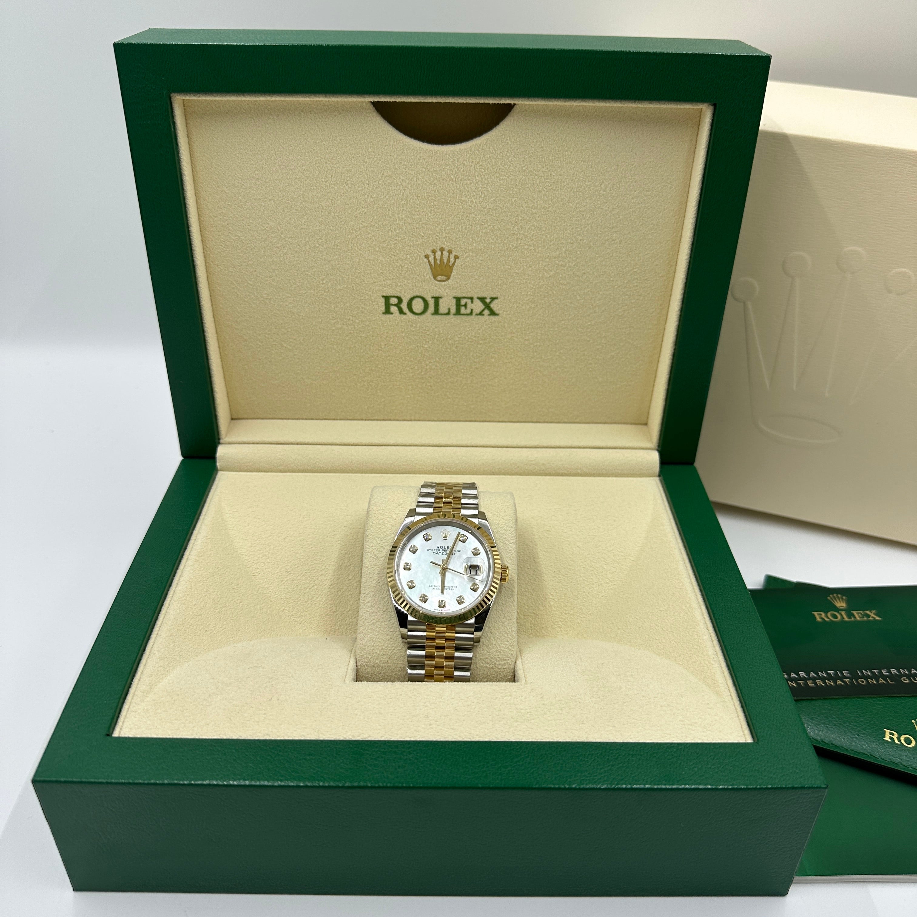 Rolex Datejust 36 126233Ng Weißes Jubiläum 2025