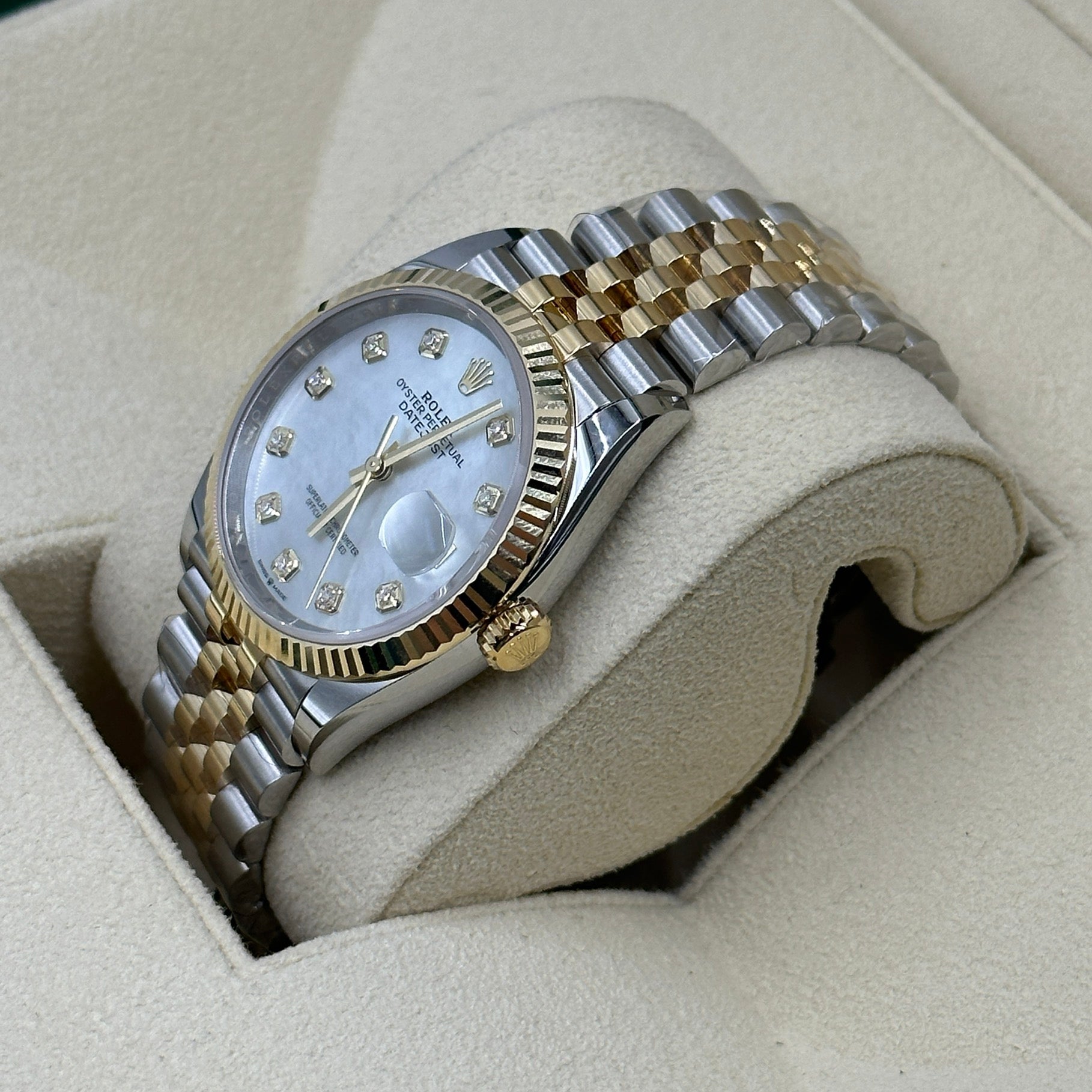 Rolex Datejust 36 126233Ng Weißes Jubiläum 2025