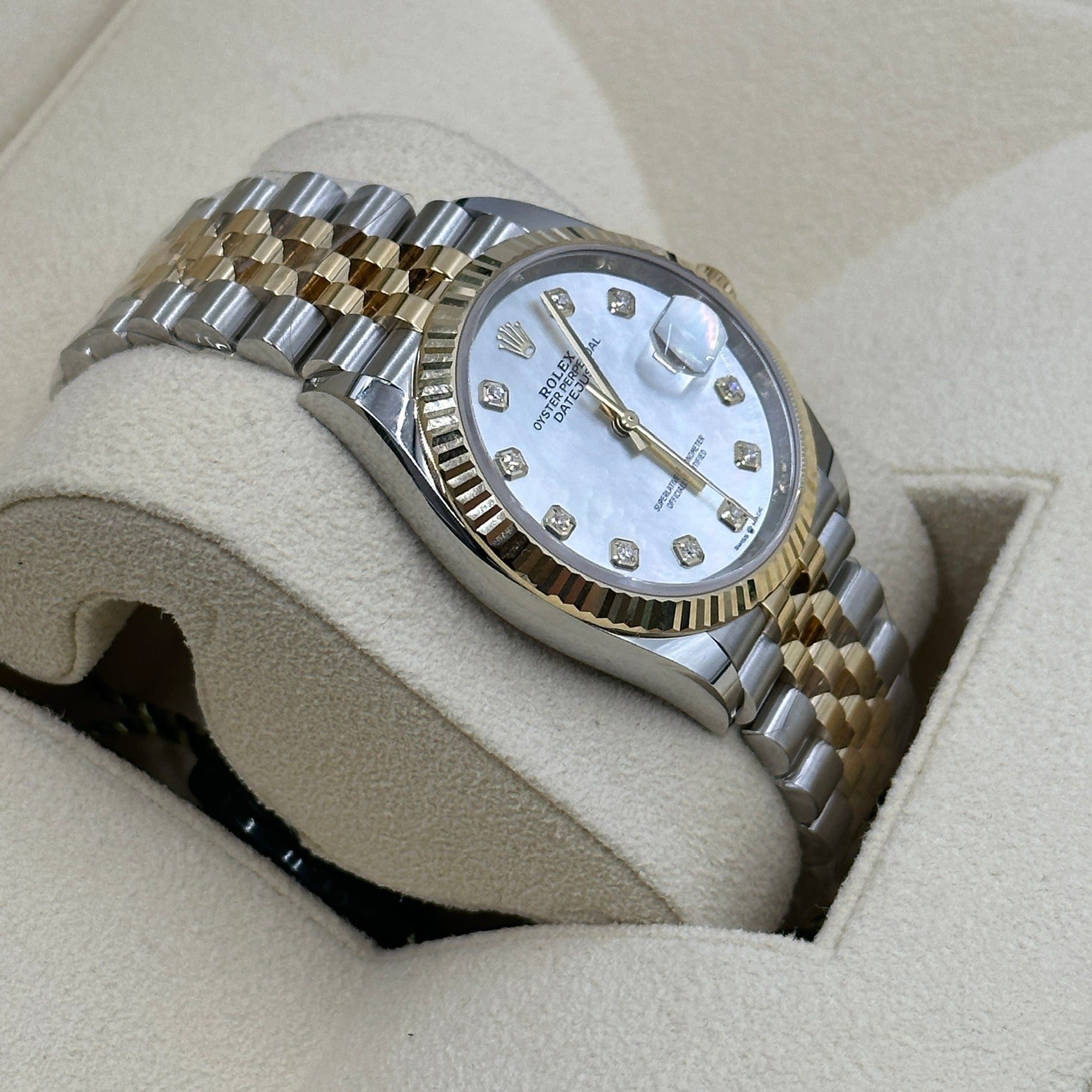 Rolex Datejust 36 126233Ng Weißes Jubiläum 2025