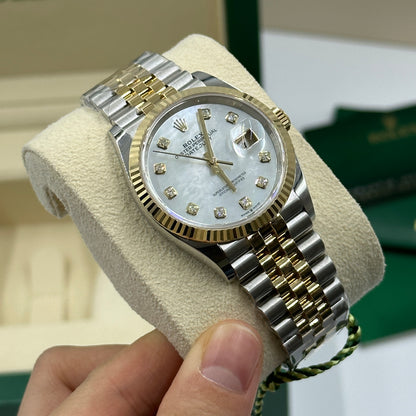 Rolex Datejust 36 126233Ng Weißes Jubiläum 2025