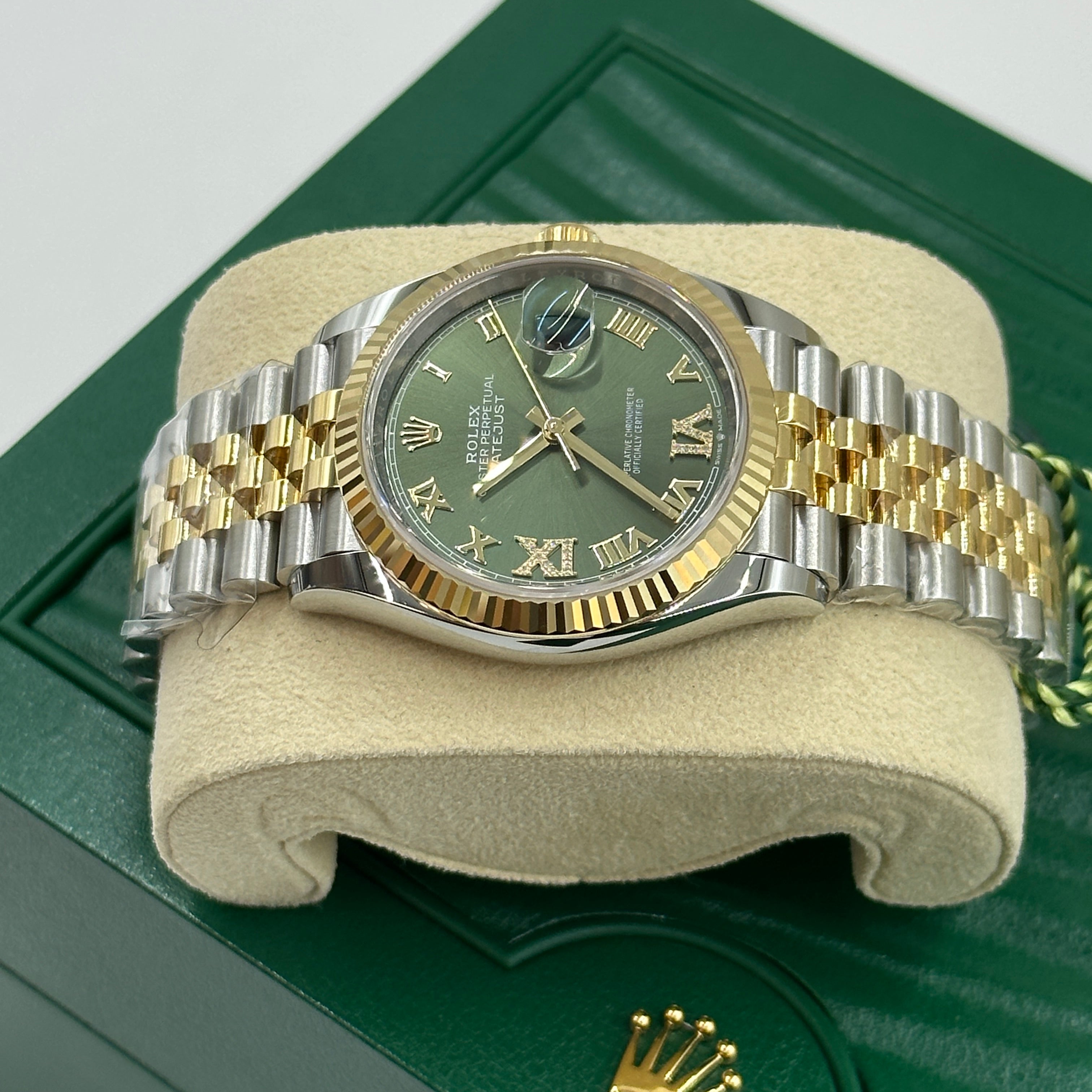 Rolex Datejust 36 126233 Green VIIX Jubilee 2025