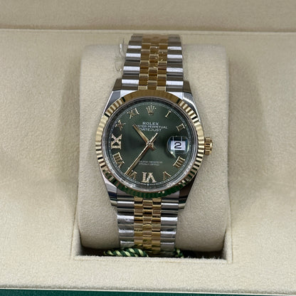 Rolex Datejust 36 126233 Grün VIIX Jubiläum 2024