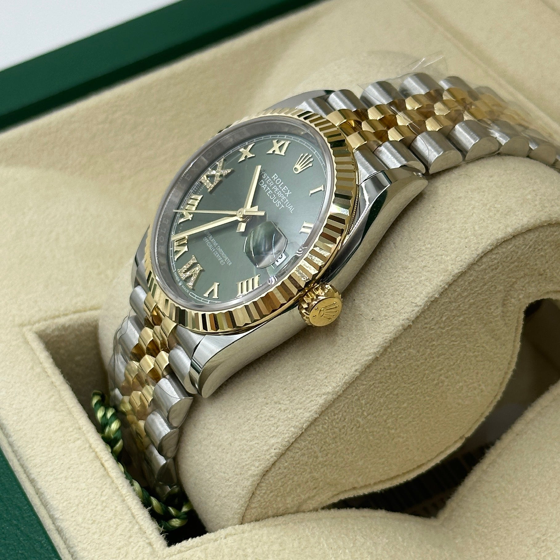 Rolex Datejust 36 126233 Green VIIX Jubilee 2025