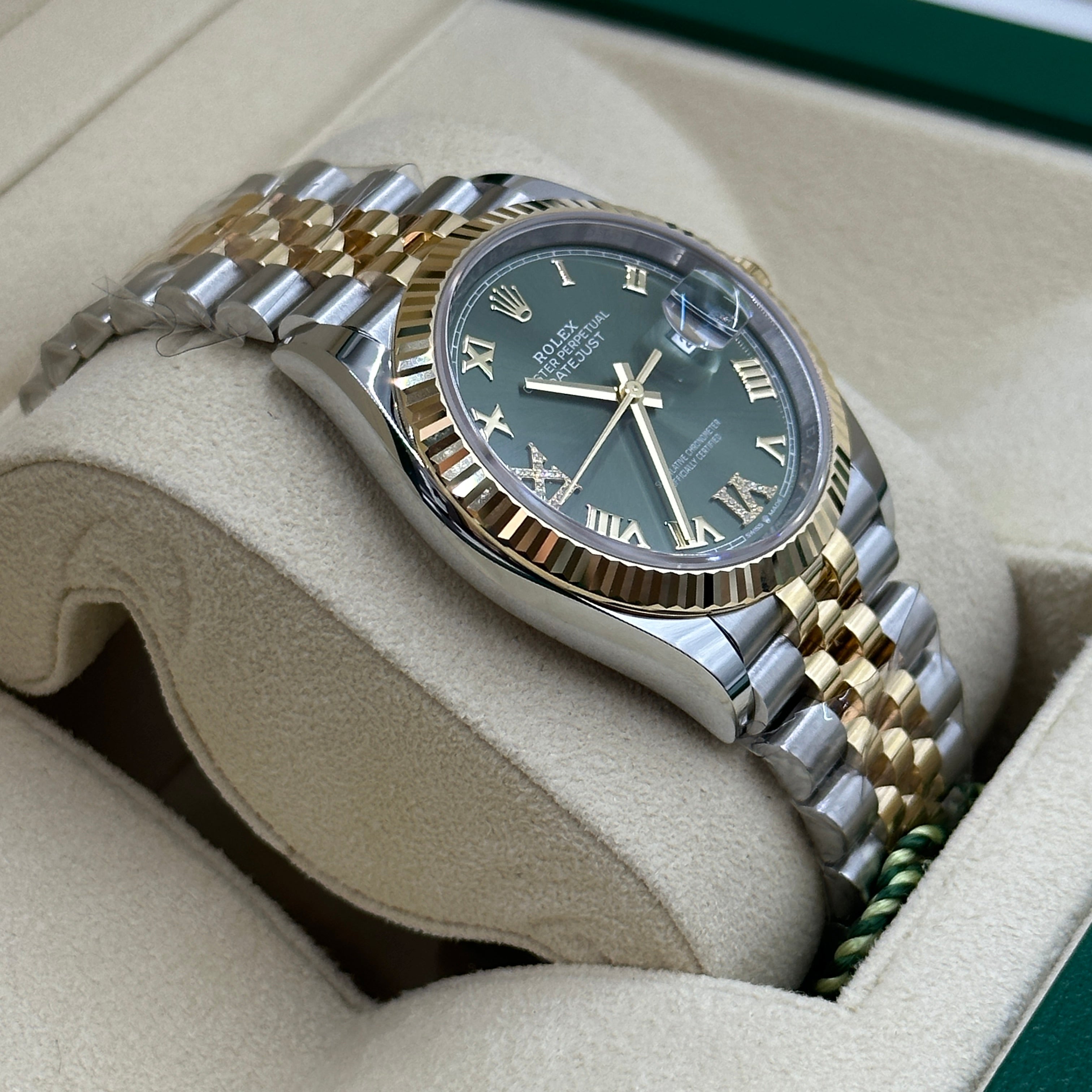 Rolex Datejust 36 126233 Grün VIIX Jubiläum 2024