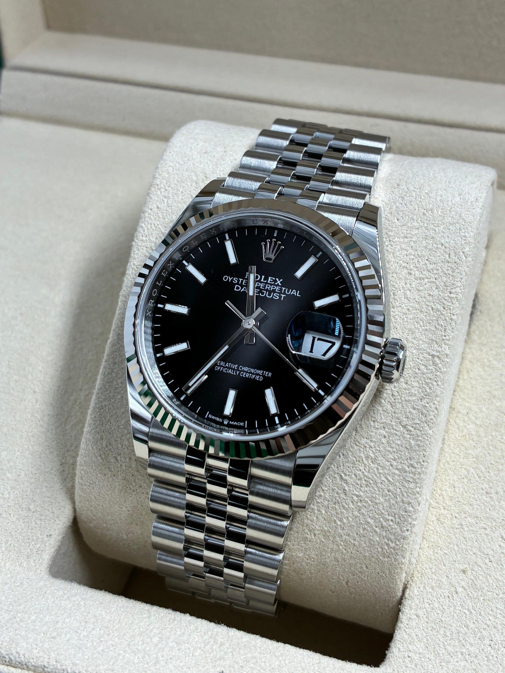 Rolex Datejust 36 126234 Black Index Jubilee 2026