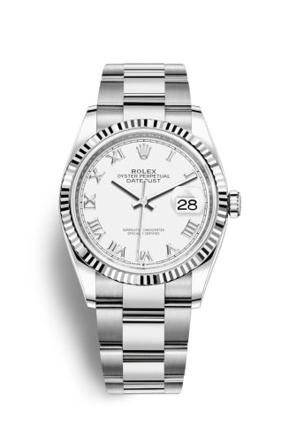 Rolex Datejust 36 126234 White Roman Oyster