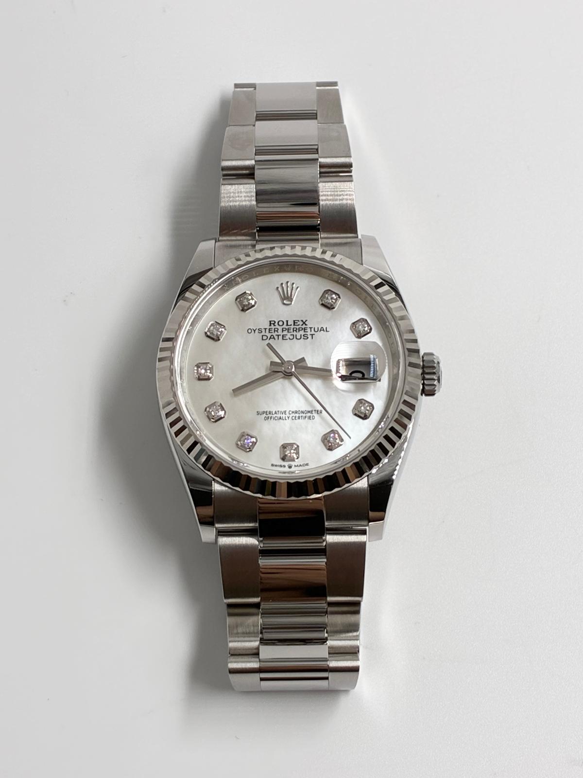 Rolex Datejust 36 126234NG White Oyster 2025
