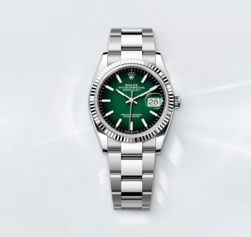 Rolex Datejust 36 126234 Ombré Green Oyster