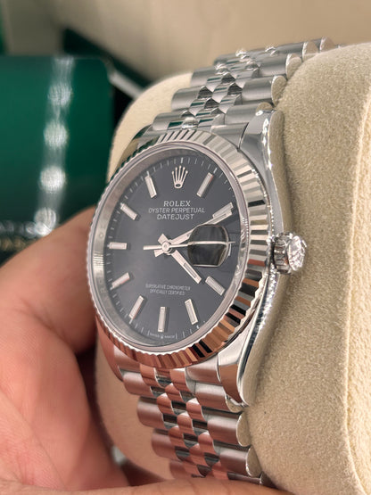 Rolex Datejust 36 126234 Black Index Jubilee