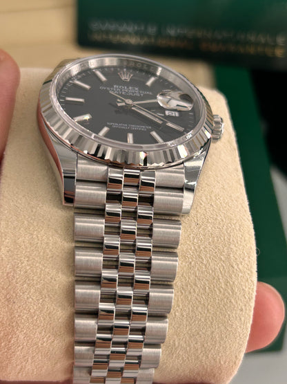 Rolex Datejust 36 126234 Black Index Jubilee