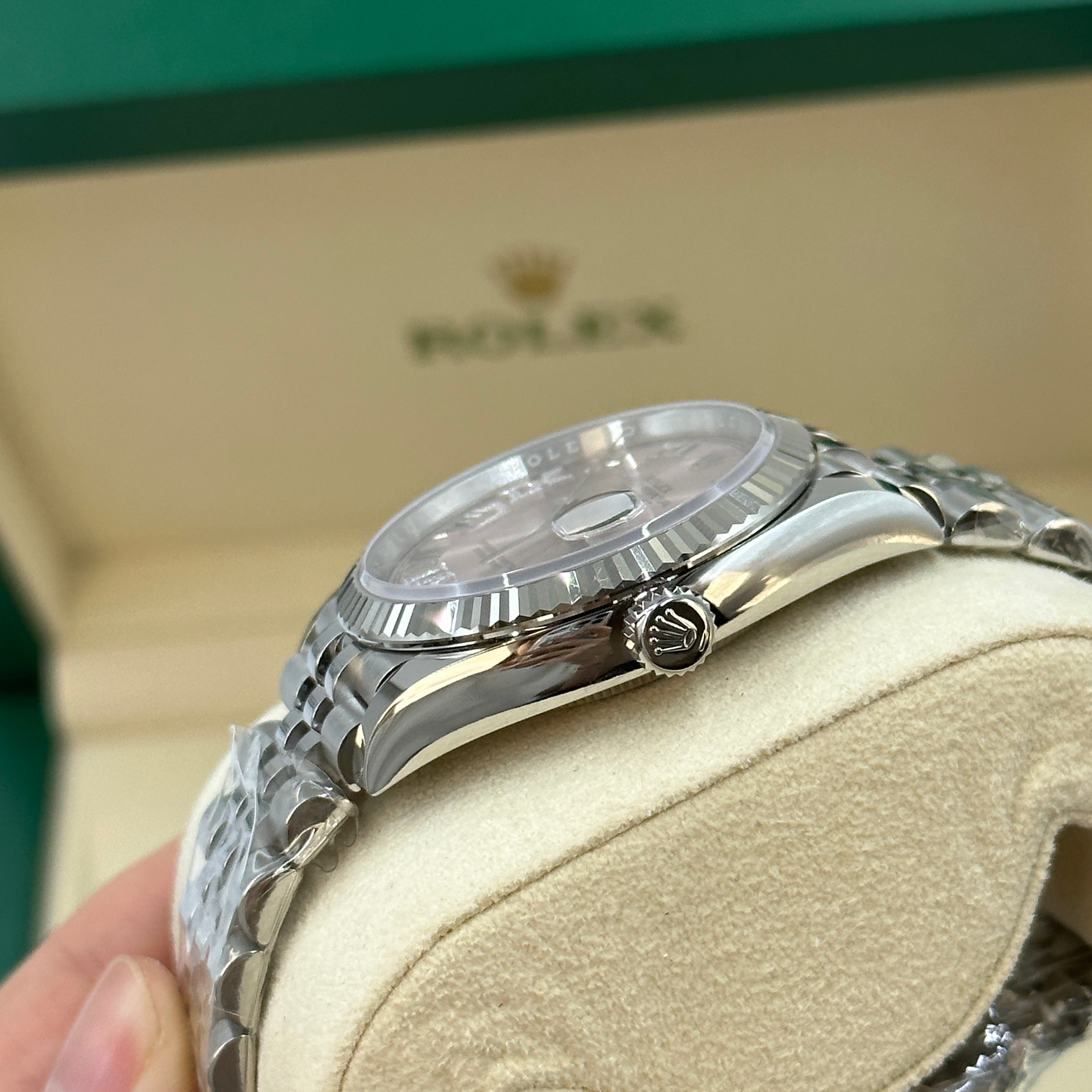 Rolex Datejust 36 126234 Rosa Roman VIIX Diamant-Zifferblatt Jubilee