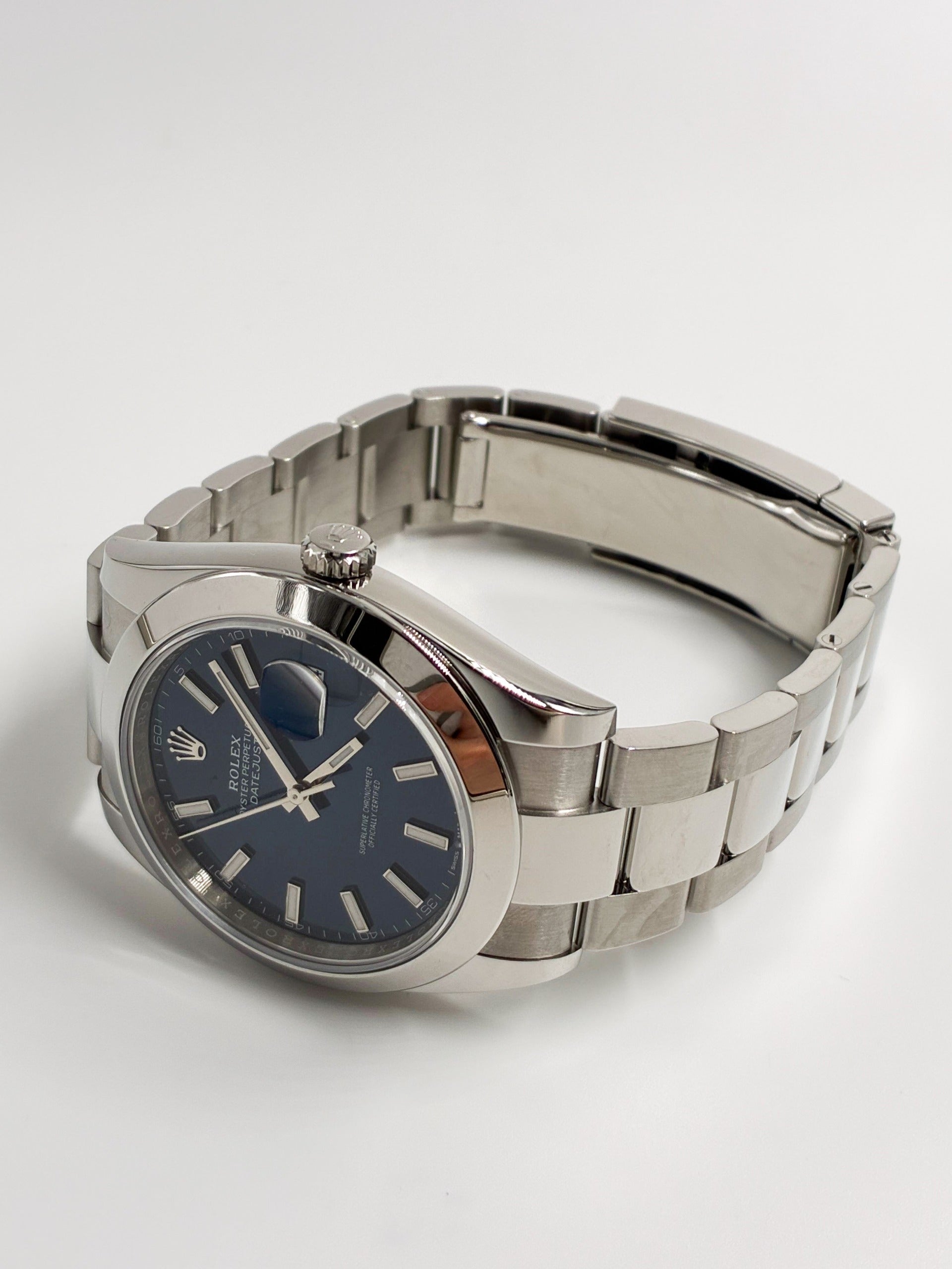 Rolex Datejust 41 126300 Blue Index Oyster 2025