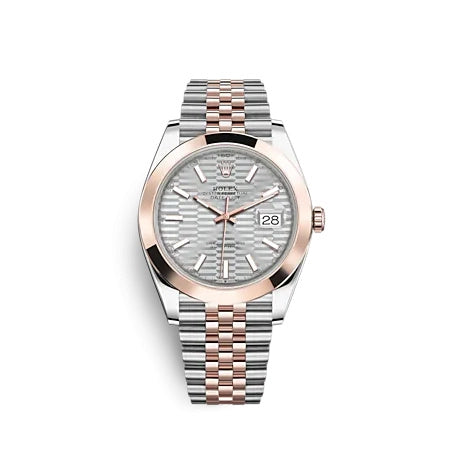 Rolex Datejust 41 126301 Silver Fluted Jubilee