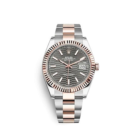 Rolex Datejust 41 126331 Grey Fluted Oyster