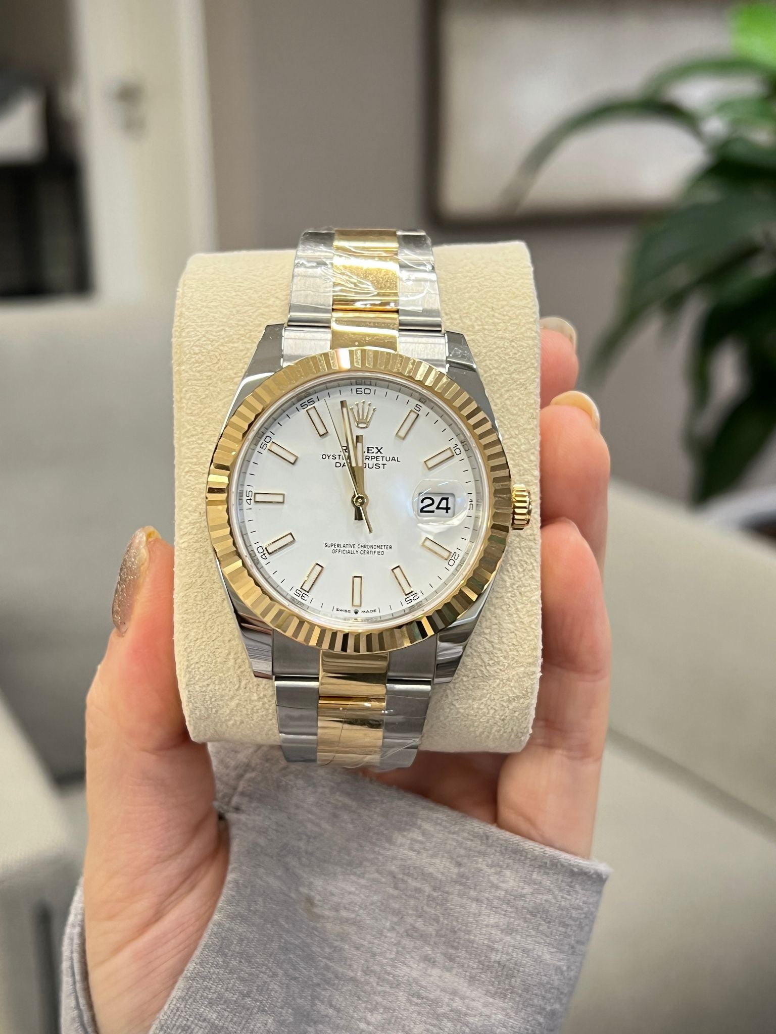 Rolex Datejust 41 126333 Weißer Index Oyster 2025