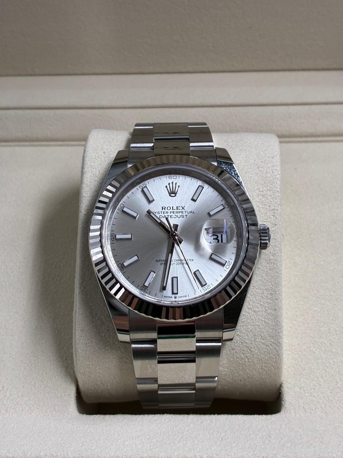 Rolex Datejust 41 126334 Silver Index Oyster 2025