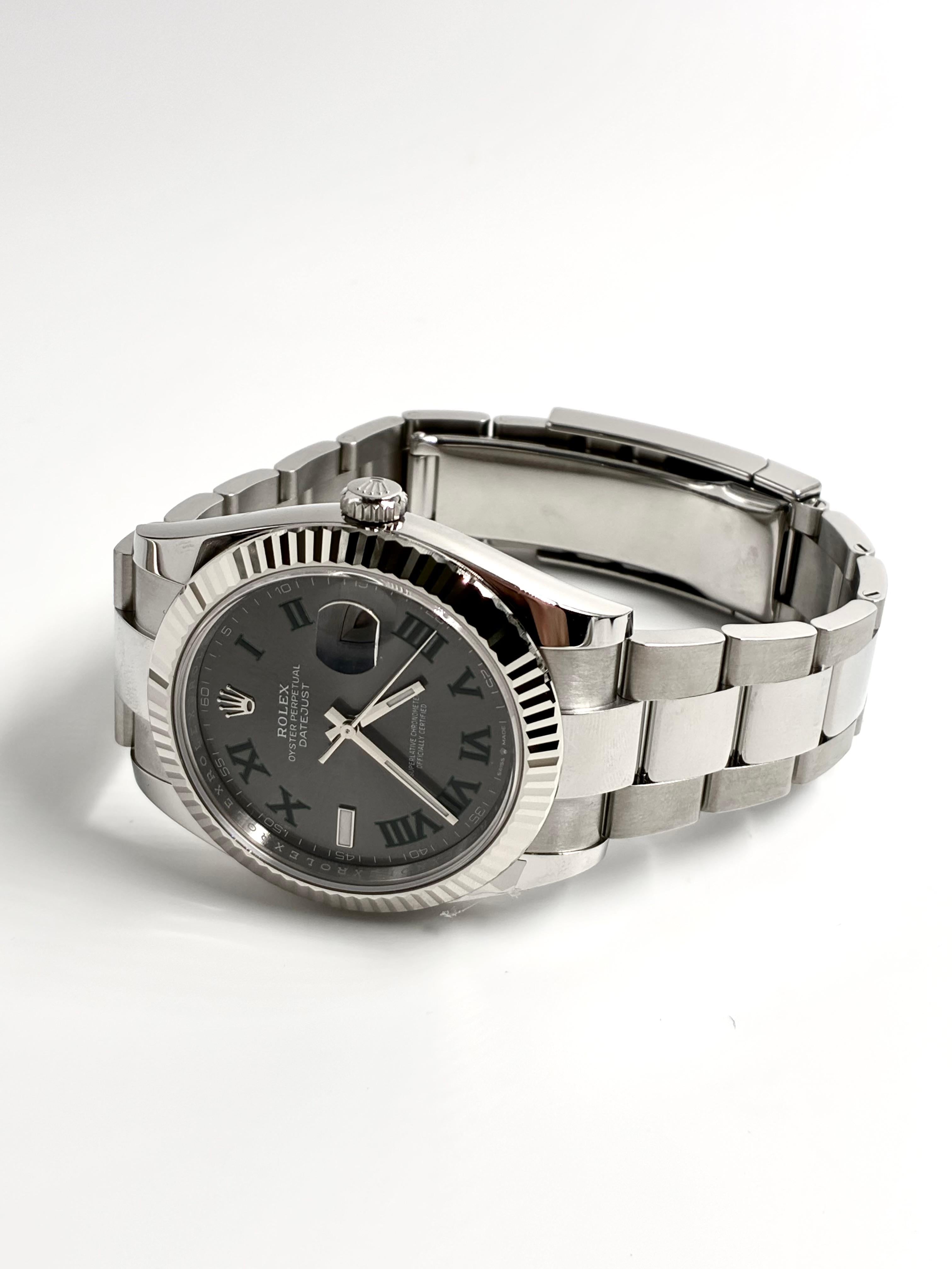 Rolex Datejust 41 126334 Wimbledon Oyster 2025