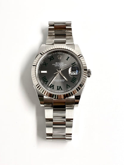 Rolex Datejust 41 126334 Wimbledon Oyster 2025