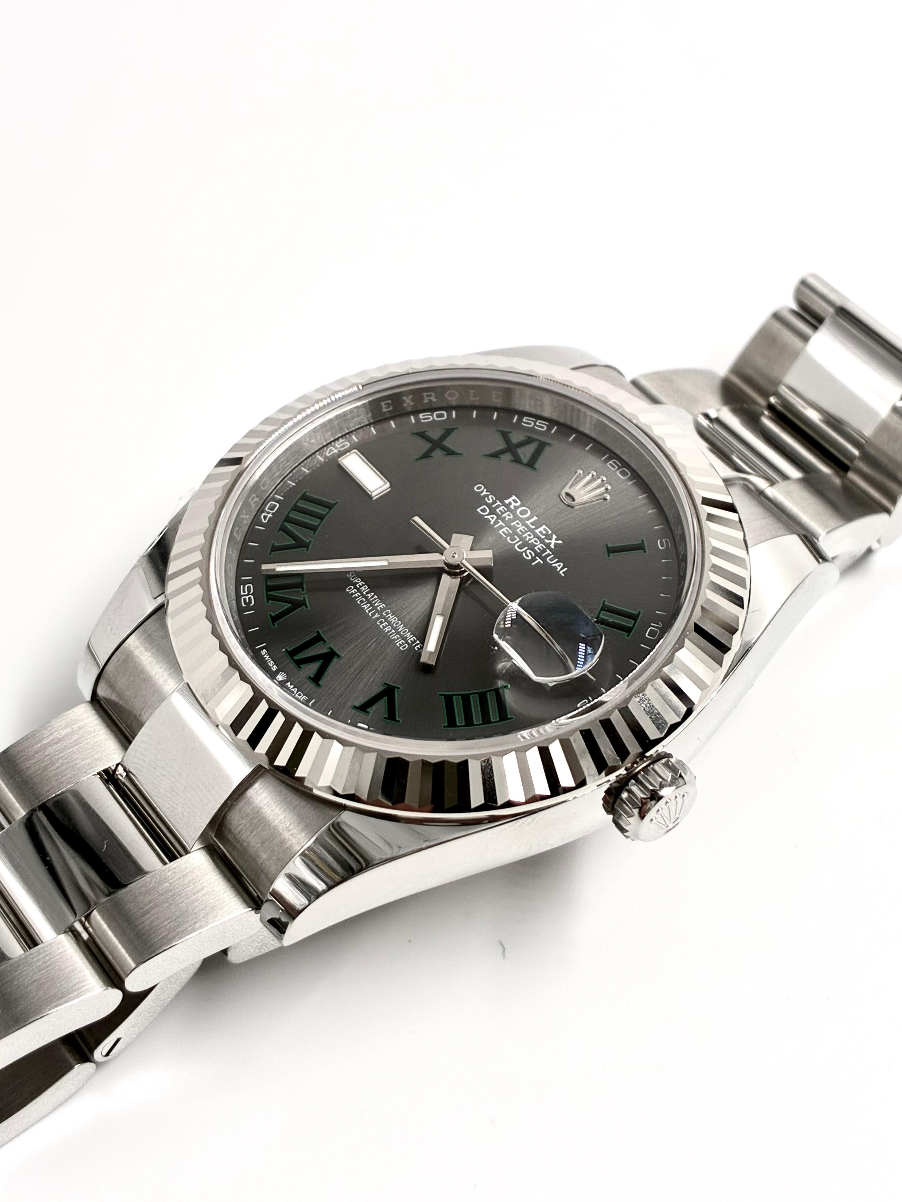 Rolex Datejust 41 126334 Wimbledon Oyster 2025