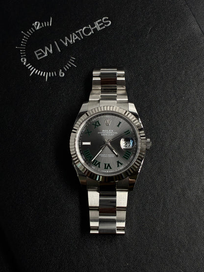 Rolex Datejust 41 126334 Wimbledon Oyster 2025