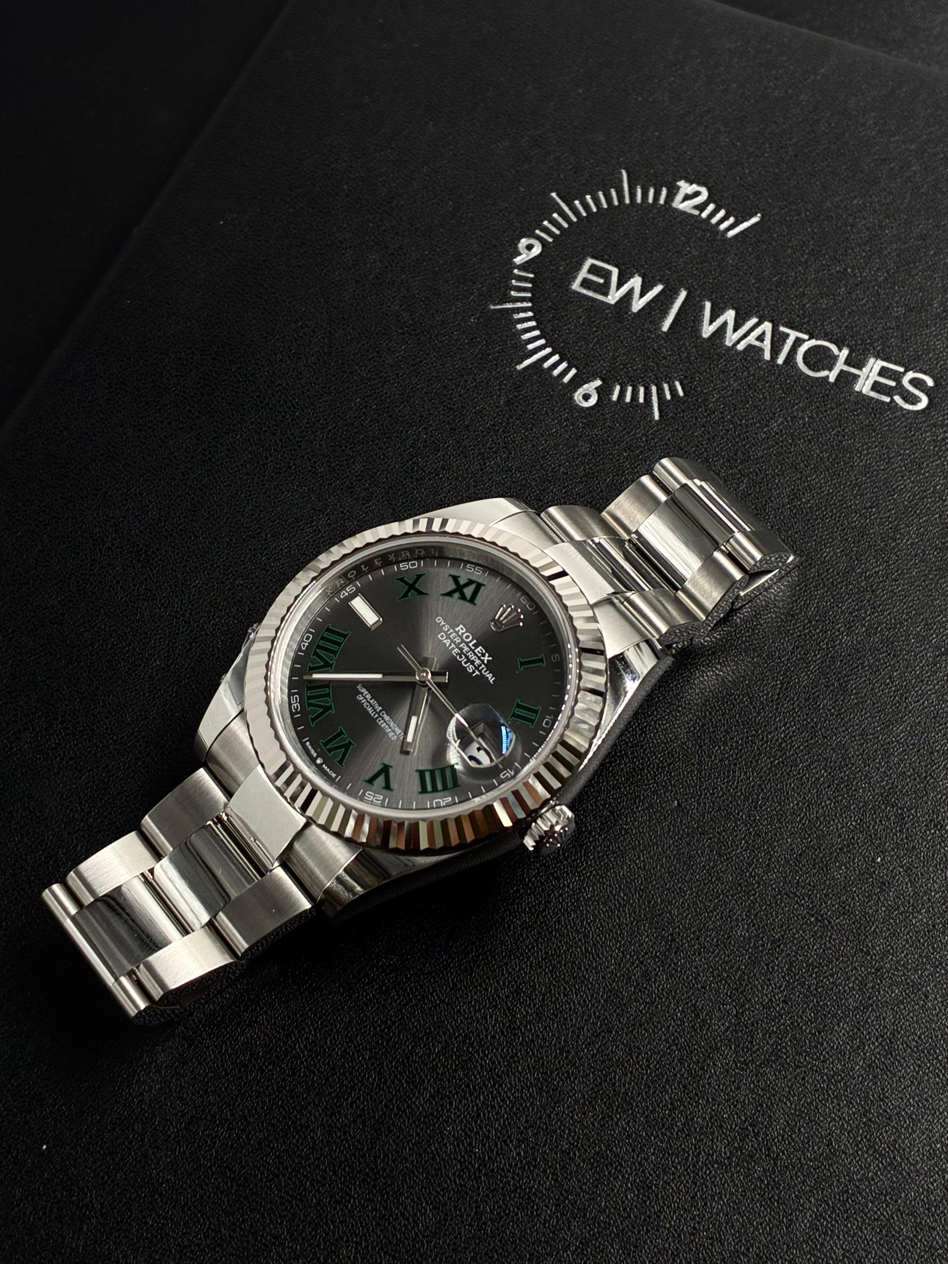 Rolex Datejust 41 126334 Wimbledon Oyster 2025