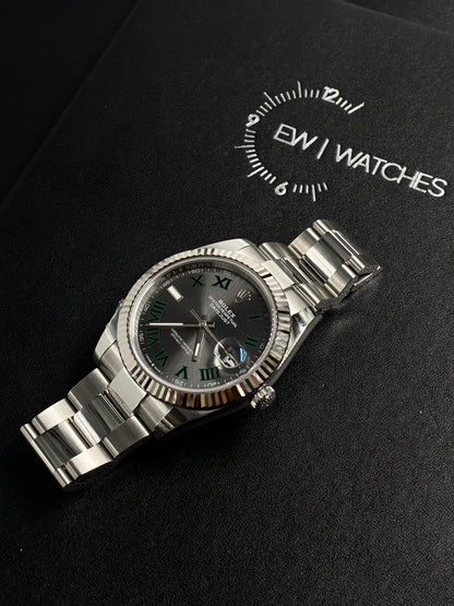 Rolex Datejust 41 126334 Wimbledon Oyster 2025