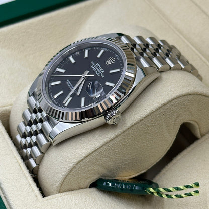 Rolex Datejust 41 126334 Black Index Jubilee