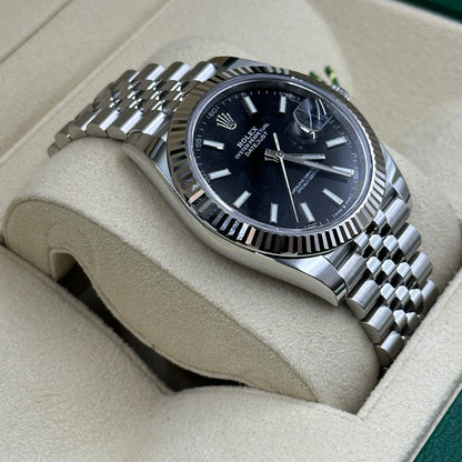 Rolex Datejust 41 126334 Black Index Jubilee
