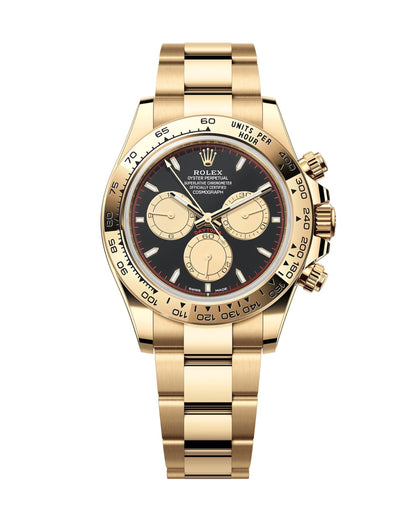 Rolex Cosmograph Daytona 126508 Intensives Schwarz und Champagner