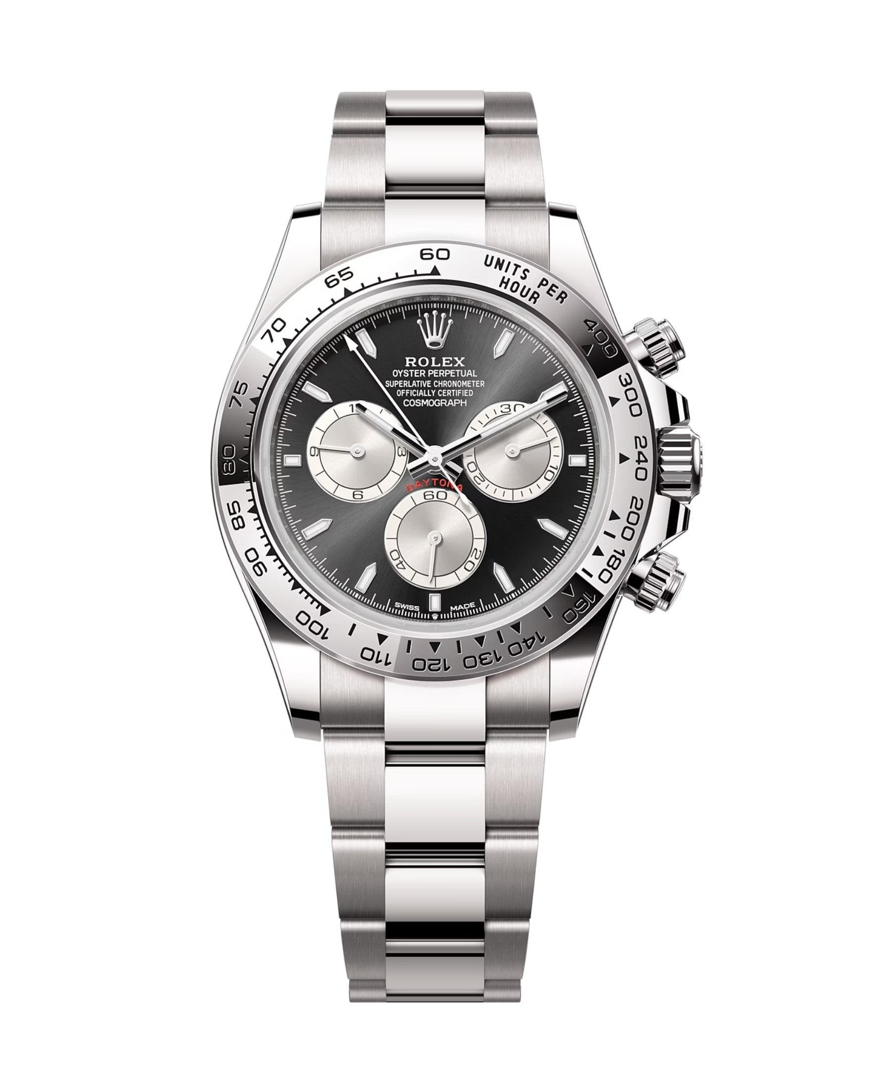 Rolex Cosmograph Daytona 126509 Hellschwarz und Stahl