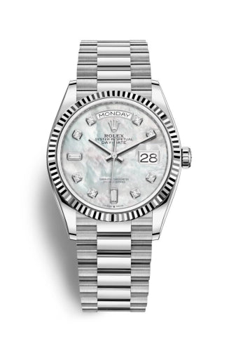Rolex Day-Date 36 128239NG White Gold Mother-Of-Pearl
