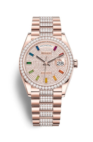 Rolex Day-Date 36 128345RBR Rainbow/Diamonds