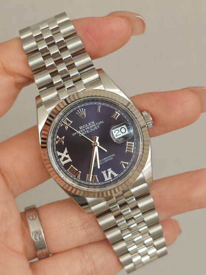Rolex Datejust 36 126234 Lila VIIX Jubiläum 2024
