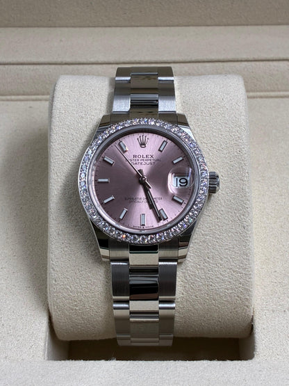 Rolex Datejust 31 278384RBR PINK INDEX OYS