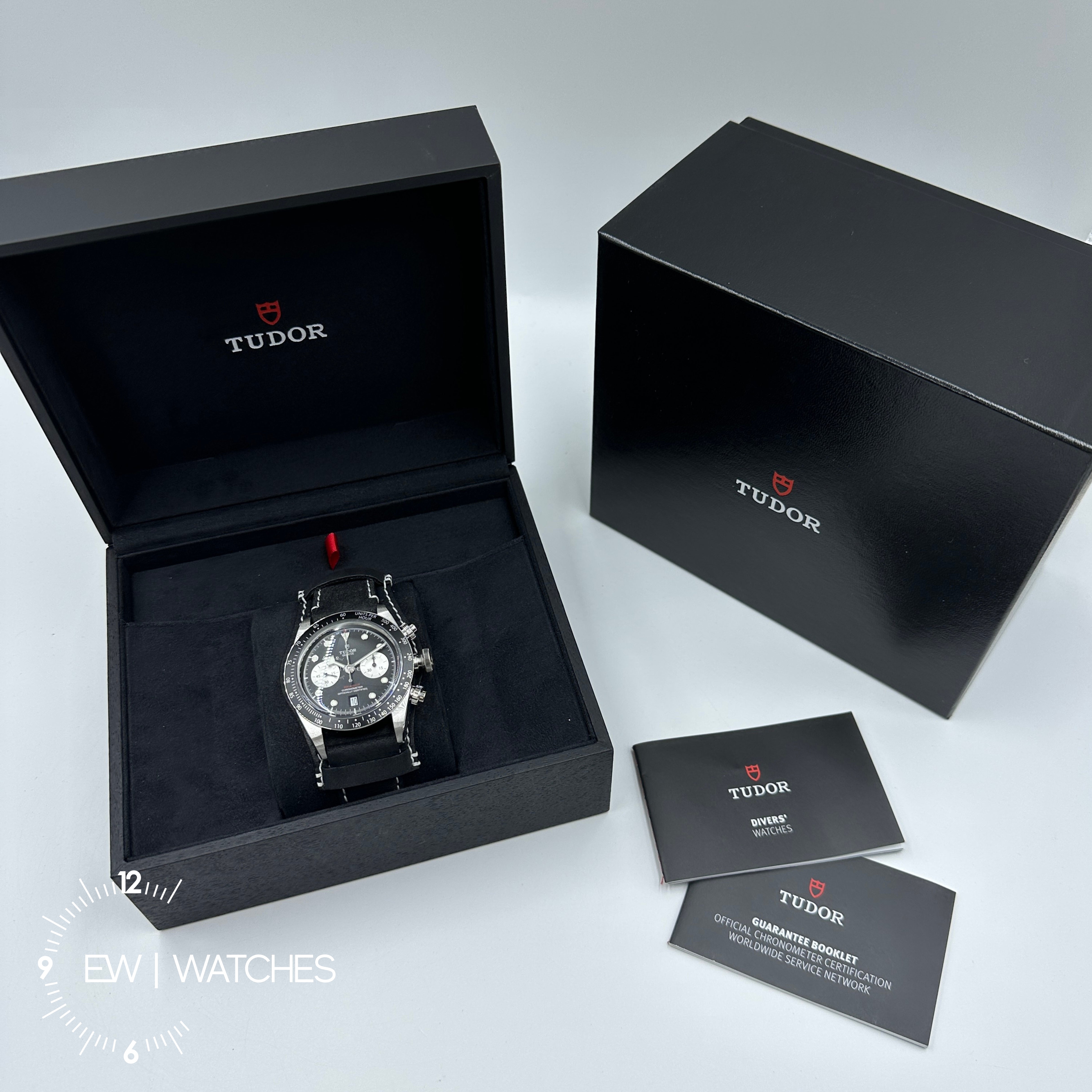 Tudor Black Bay Chrono 41mm 79360N-0005 Black Strap