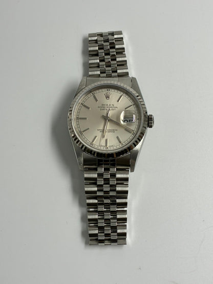 Rolex 16234 Silver Index Jubilee