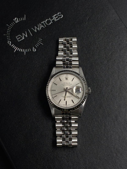Rolex 16234 Silver Index Jubilee