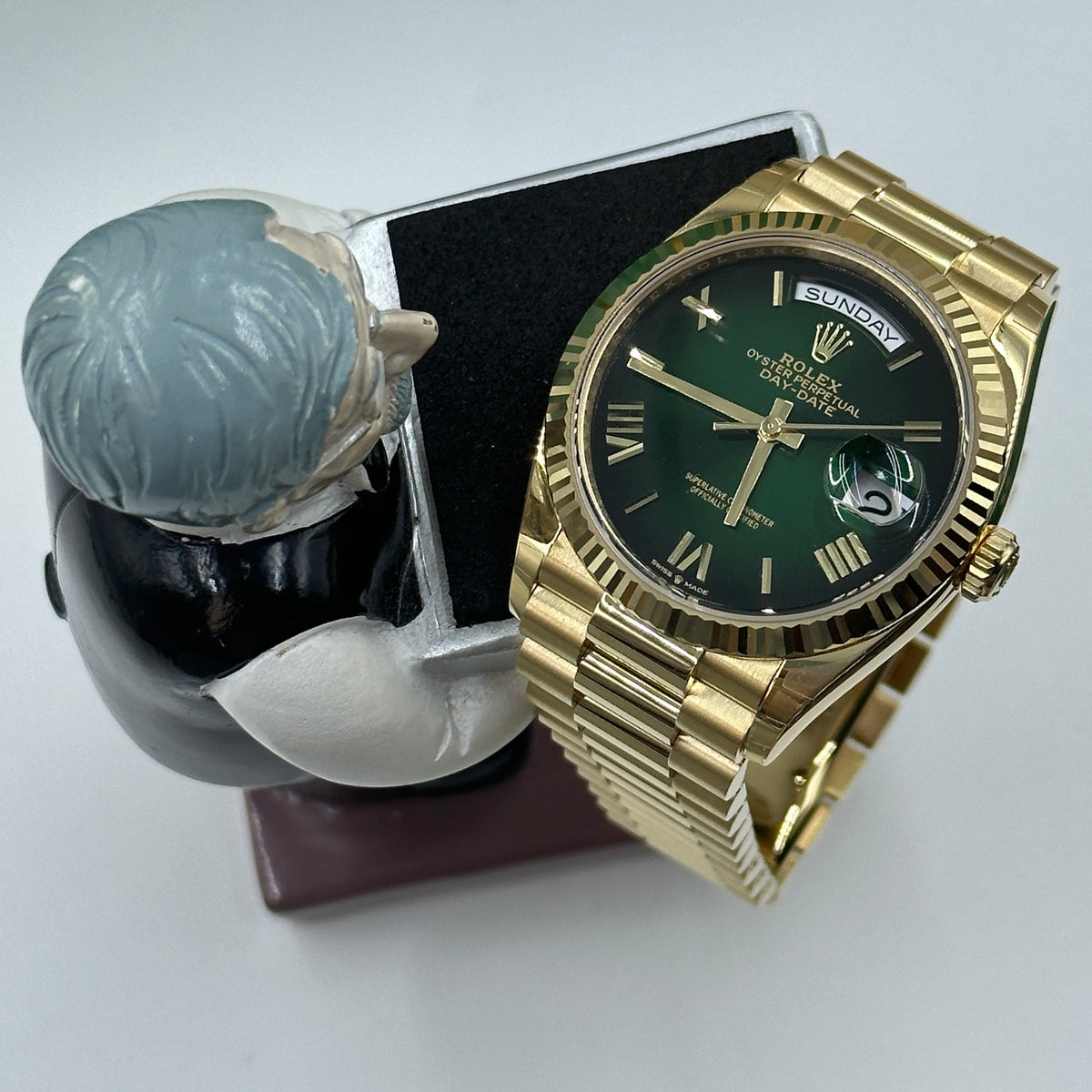 Rolex Day-Date 36 128238 Green Roman Ombre 2024