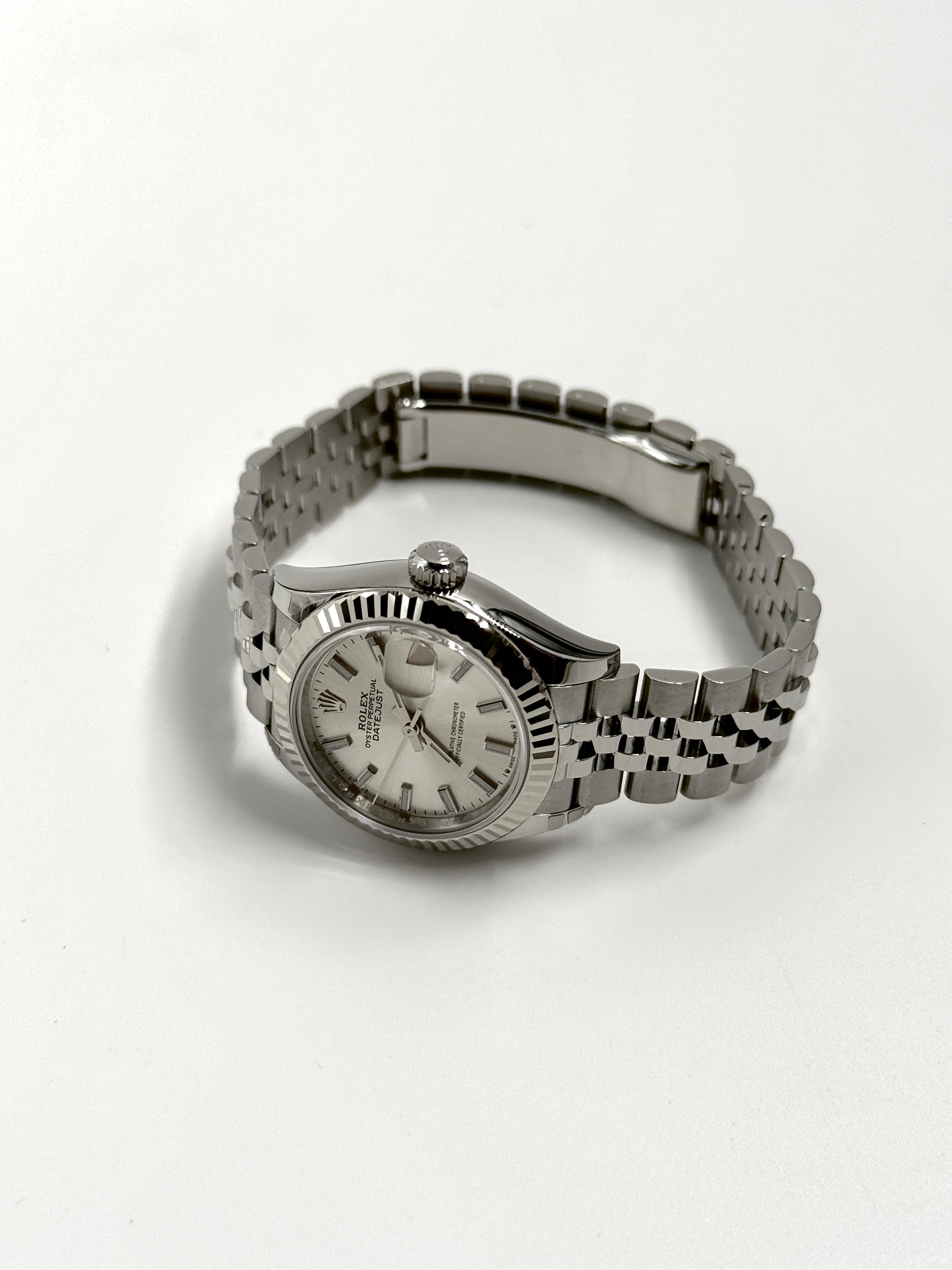 Rolex Lady-Datejust 279174 Silber Index Jubilee 2025