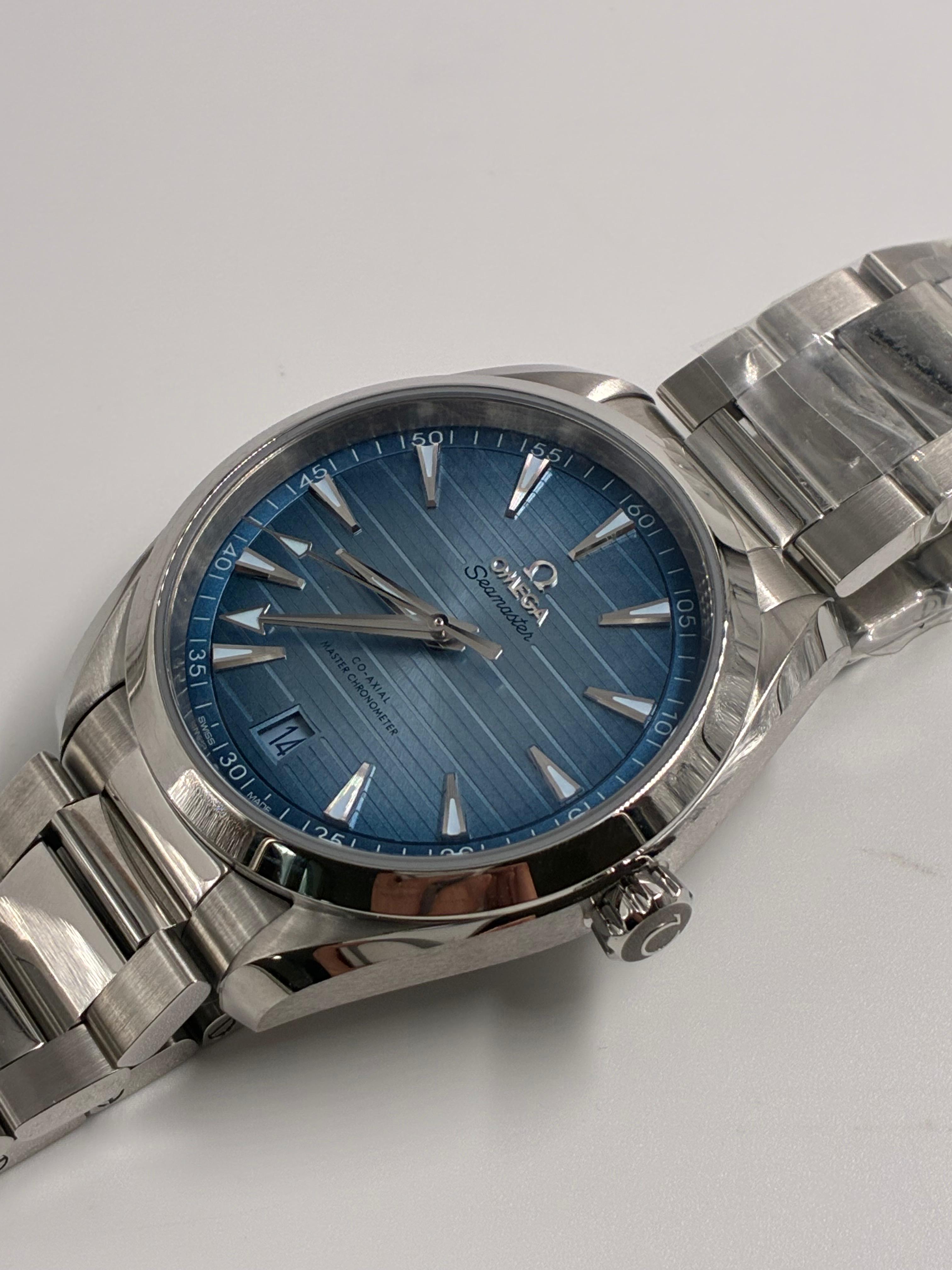 Omega 220.10.41.21.03.005 Aqua Terra 150m Co-axial Master Chronometer Summer